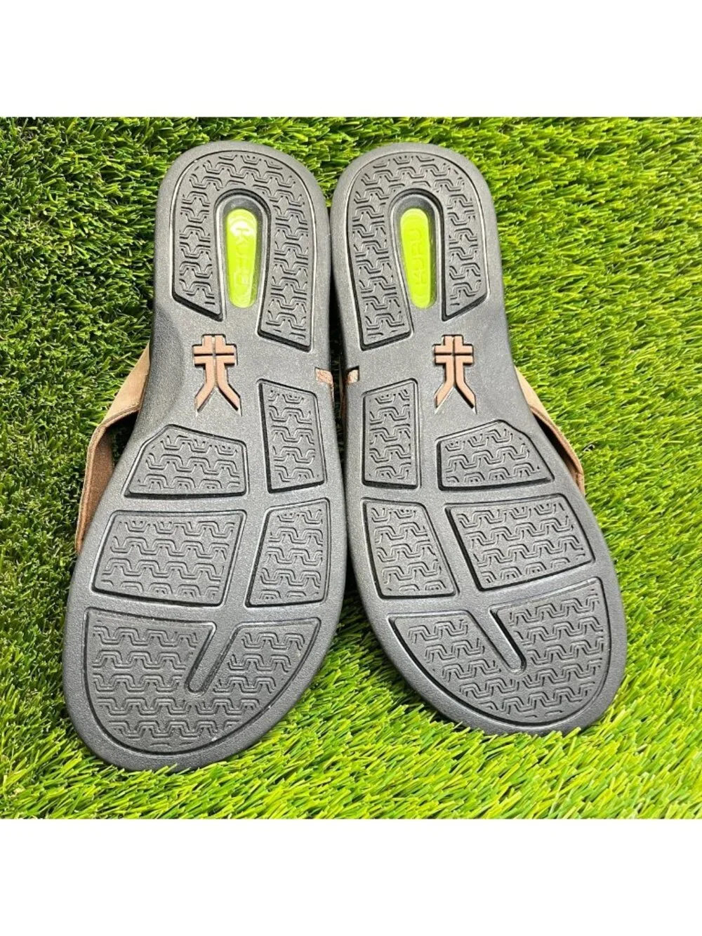 Kuru Kala 2 Mens Size 10 Brown Beach Walking Outdoor Flip Flop Thong Sandals